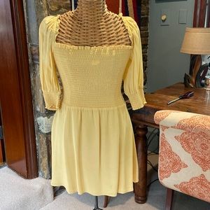 Reformation yellow dress